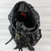 Teton Scout main compartment open from the top with the drawstring collar loosened