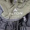 Olive lid of the Teton Scout with the Teton Sports logo