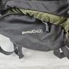 Scout3400 label on the front pocket of the Teton Scout